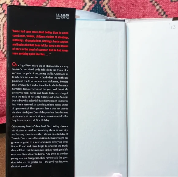 2/$7, 3/$9 The 9th Girl - Hardcover book 📚 - Picture 3 of 6